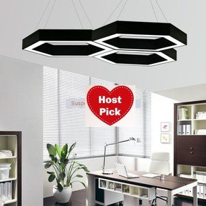 Hexagonal Chandelier - Ceiling Light - Pendant Light Contemporary Ceiling Lights